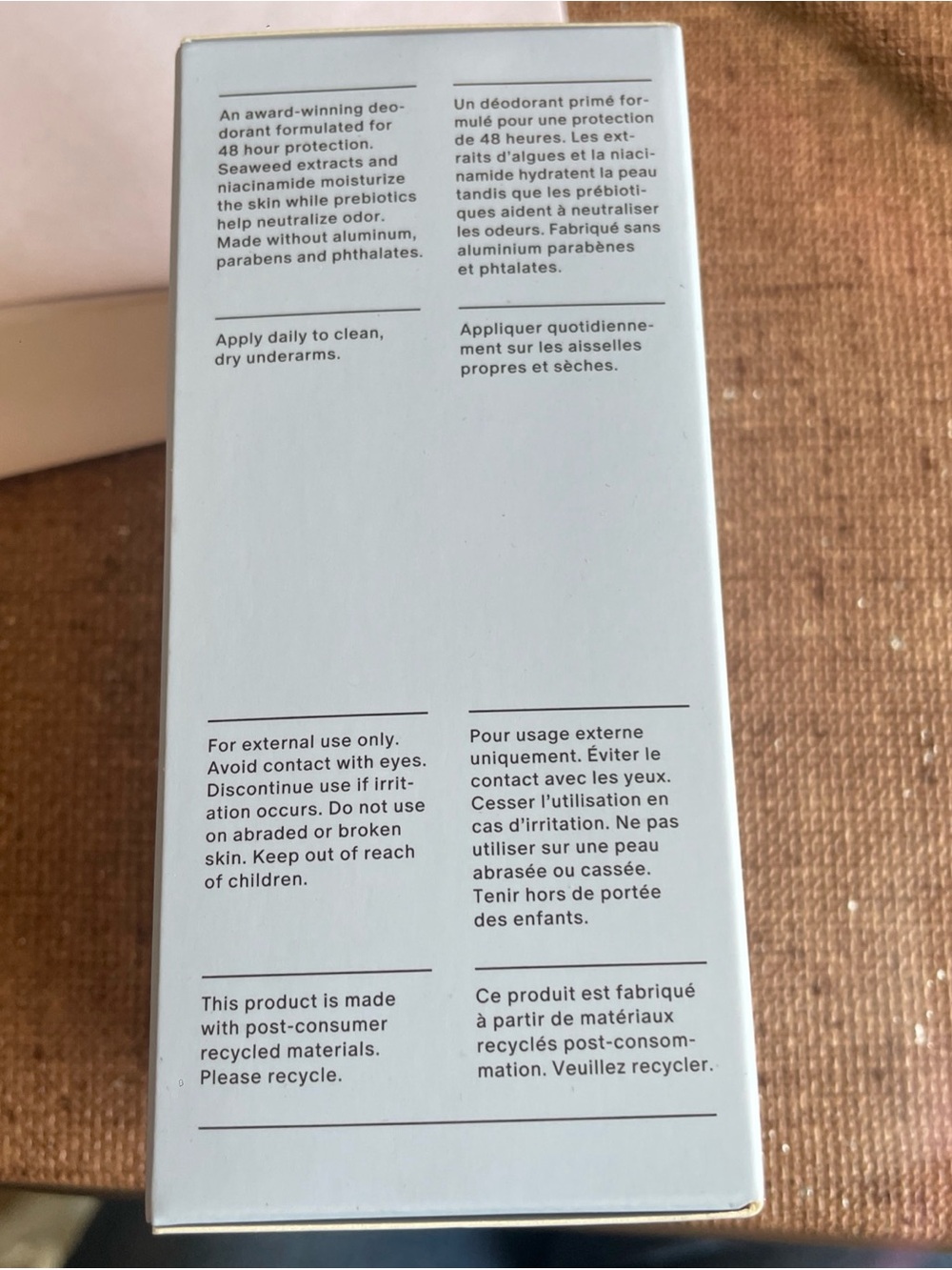 Lot of 4 Salt & Stone Lily & Yuzu Deodorant Set - BRAND NEW - Picture 3 of 6
